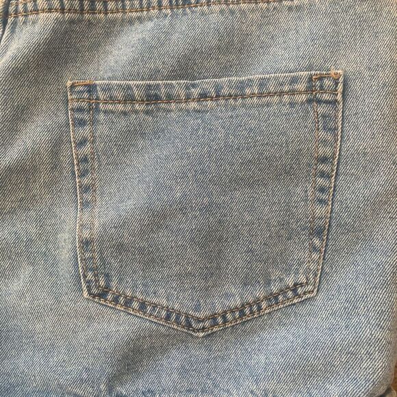 Forever 21 Shorts Light Wash Denim High Waist Cuffed - Picture 5 of 8